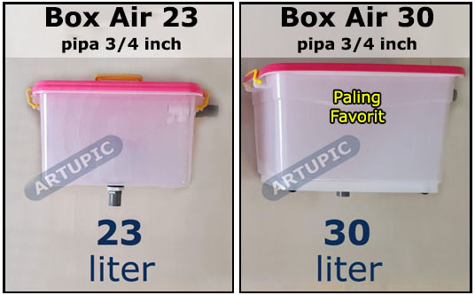 Box Air 23 dan 30 liter