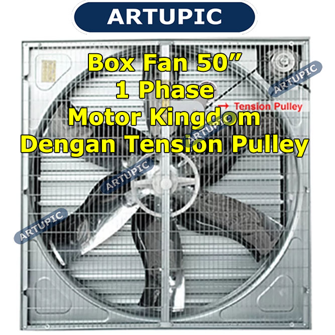 Box Fan 50 inch 1 Phase Motor Kingdom