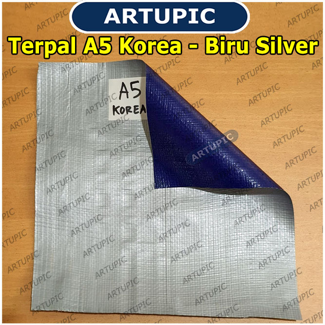 Terpal Korea A5 Biru Silver Sagitarius