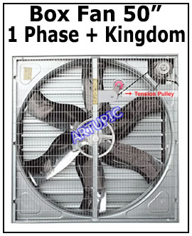 Box Fan 50 inch 1 Phase Motor Kingdom