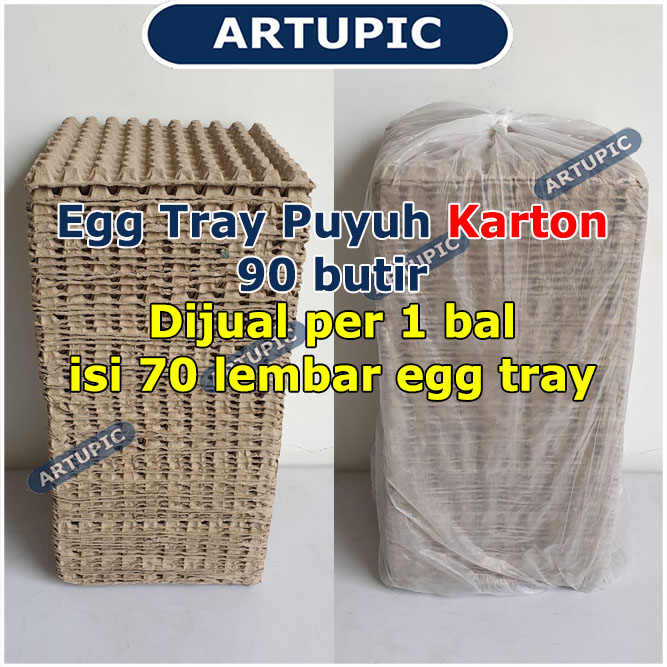 Egg tray tempat telur puyuh karton