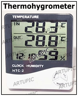 Temperatur Thermohygrometer HTC 2